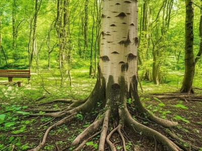 白桦树，自然与社会的双重馈赠