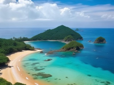 三亚清水湾位置介绍，清湾景区、水仙岛、沙滩、海天相接，三亚最佳旅游景点推荐！