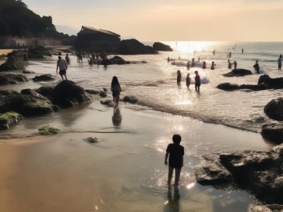 蓬莱海水浴场，了解和探索的地方