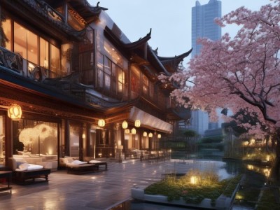 东方不朽与现代融合的酒店