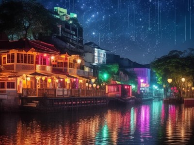 河内的夜景，夜色与美景的完美结合