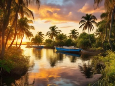 Boat Lagoon is located in the southern part of Florida, near the Florida Keys, offering a romantic and picturesque setting with stunning views.