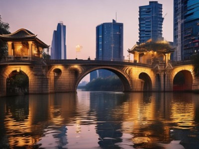 长沙八一桥，千年历史与现代美景的完美交汇处