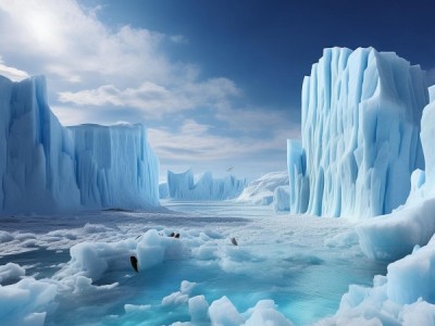 南极洲中的地理异域地景观