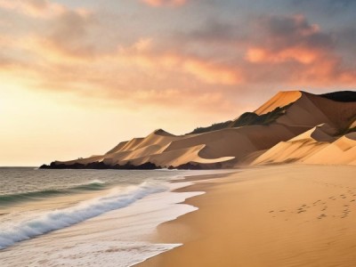 垦丁白沙滩，沙漠之王的自然奇迹