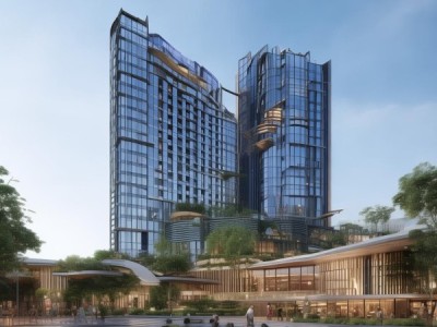 中山市的高端酒店，交通便利，现代服务，特色餐饮丰富，购物设施齐全。