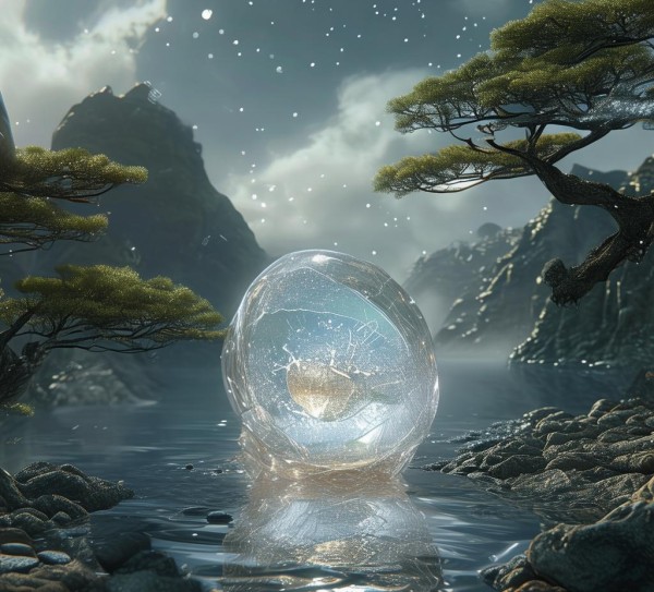 琴岛的珠子明珠，道法天成的道教明珠。