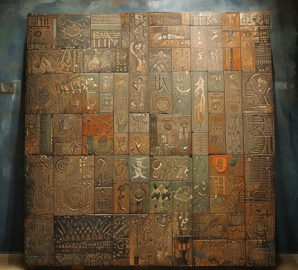 文明画布中的符号