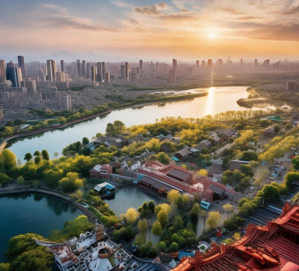 五湖之滨,抚顺繁华 五湖之滨,抚顺繁华