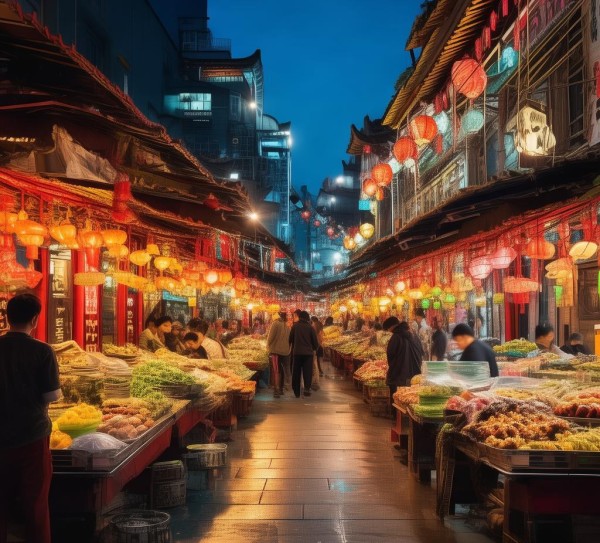 咸阳正规夜市，品质生活的好去处