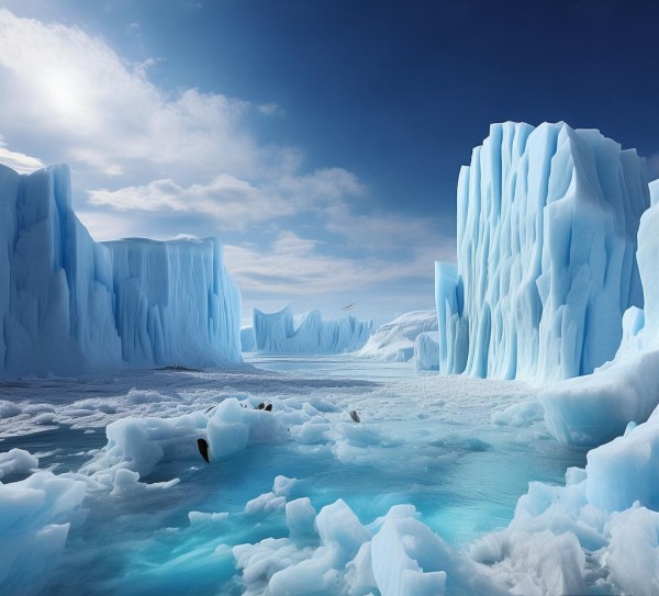 南极洲中的地理异域地景观 南极洲中的地理异域地景观