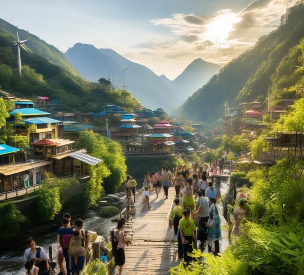 丈八沟的自然与经济完美融合,让游客感受到自然与经济的完美融合。 丈八沟的自然与经济完美融合,让游客感受到自然与经济的完美融合。