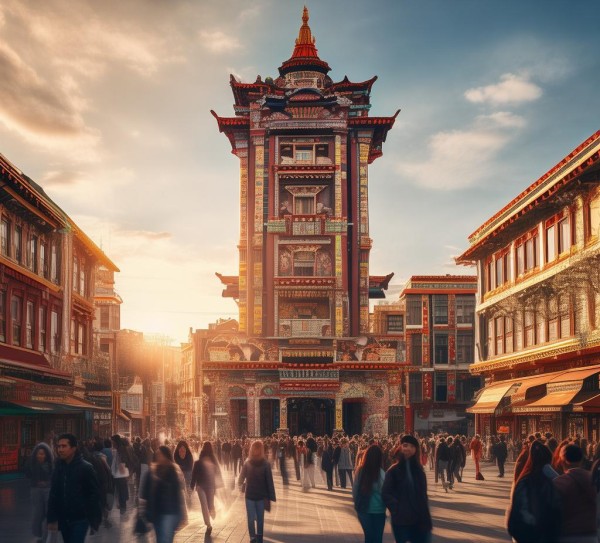 香洲藏族文化与商业价值，大厦的崛起与独特魅力