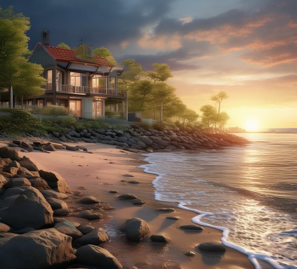 适合生活，位于渤海湾，连云港，生活 awaits！