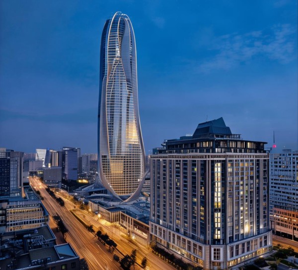 万豪酒店与TU-BErg的地标性建筑