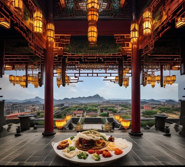 西安咸宁宫酒店位置解析，美食与美景的完美结合