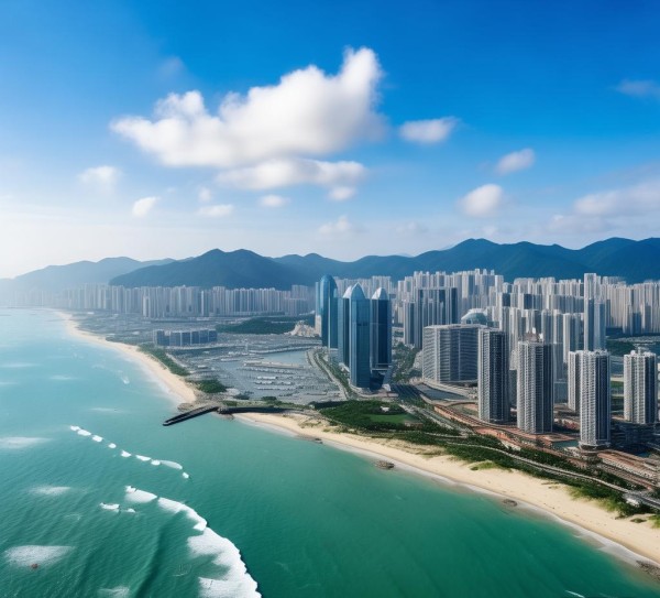 珠海位于中国东南沿海