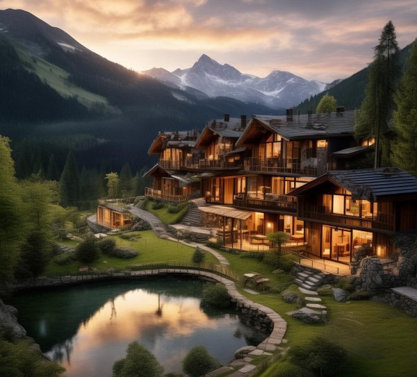 山间诗意栖居，山间酒店