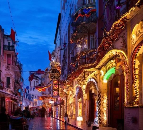 酒店街在哪里？