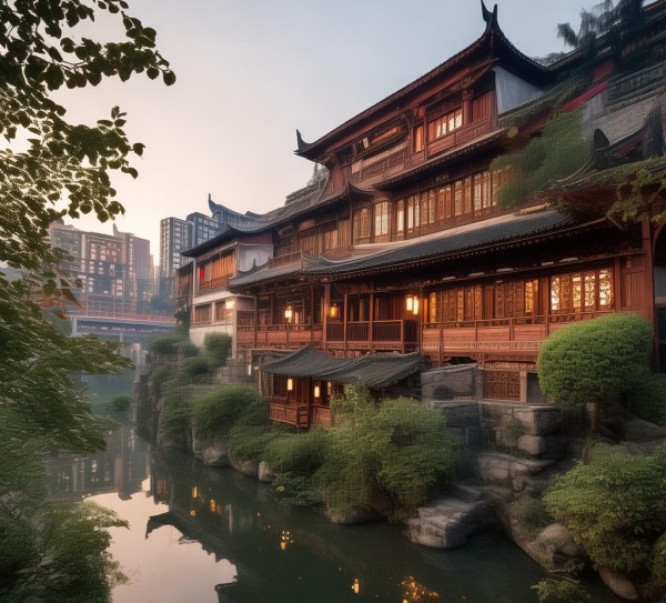 北碚宾馆位于重庆，以其独特的文化与自然之美而闻名。