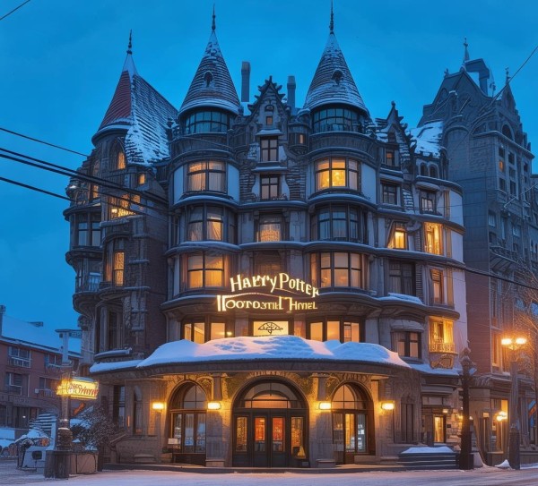 哈尔滨市第六八街的哈里波特酒店