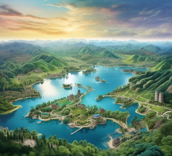 湖州市太湖,一幅璀璨的 visual map of Lake Zhejiang’s太湖 湖州市太湖,一幅璀璨的 visual map of Lake Zhejiang’s太湖