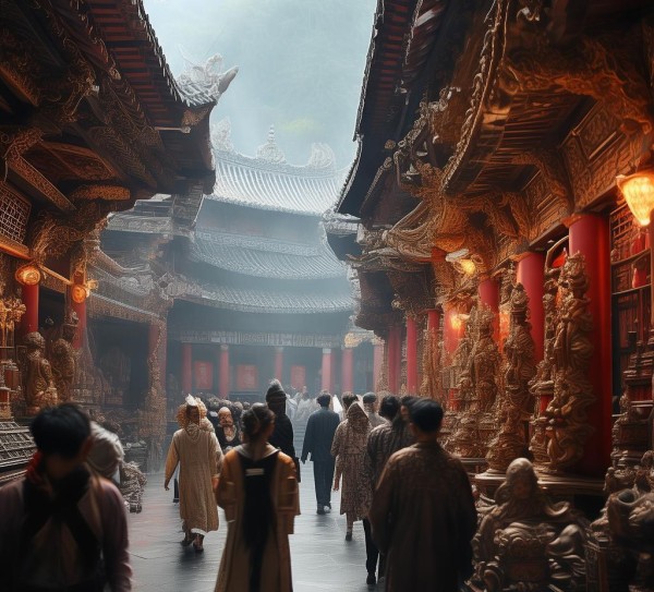 九华山财神殿，一场神秘文化之旅