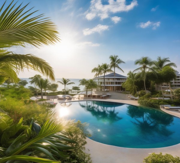 海南热带风情之Round酒店，品质生活与自然美景的完美结合