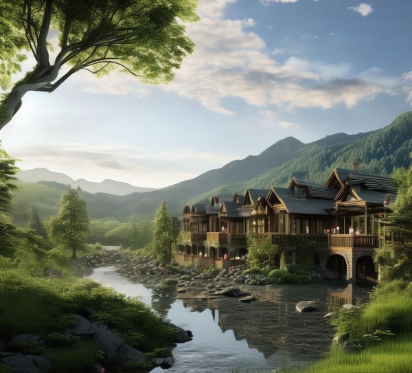 乐山旅馆，品质自然、舒适享受、自然风光